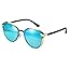 Polarized Cat Eye Sunglasses for Women, Retro Vintage Fashion Sunglasses Trendy Metal Frame Shades for Driving Travel