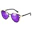 Polarized Cat Eye Sunglasses for Women, Retro Vintage Fashion Sunglasses Trendy Metal Frame Shades for Driving Travel